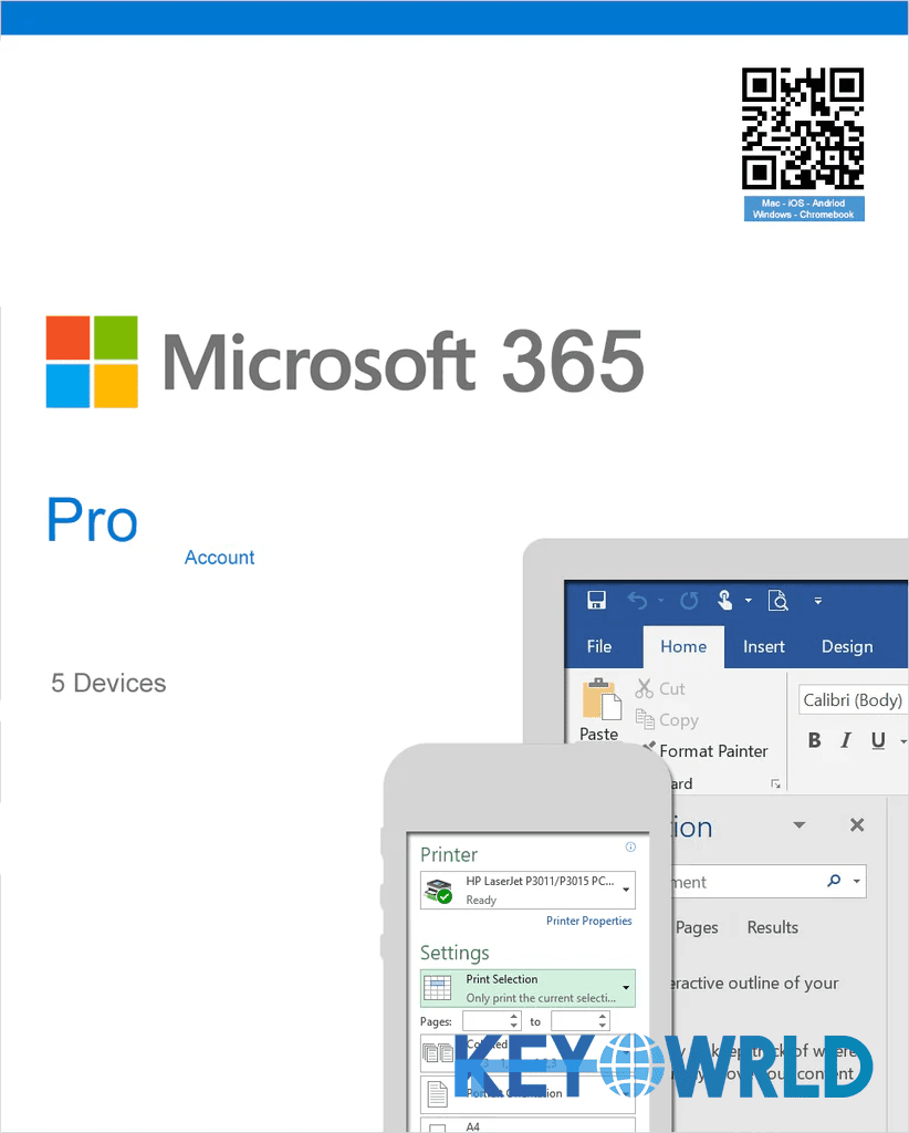 Microsoft Office 365 Professional 5PC Lifetime - Account - Image 1